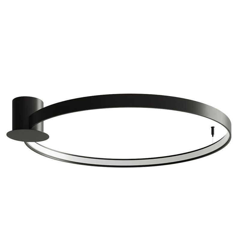 Plafoniera in alluminio nera, Ringo, 50W, 3000K LED Plafoniera in alluminio nera, Ringo, 50W, 3000K LED