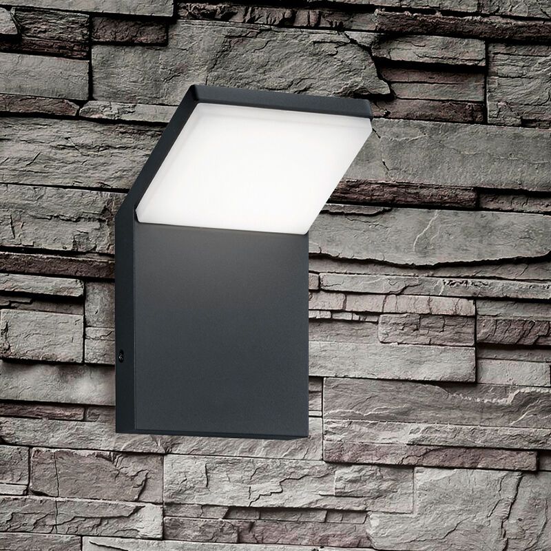 Lampada da esterno moderna antracite, Solana, 9W, 3000K LED, IP54 Lampada da esterno moderna antracite, Solana, 9W, 3000K LED, IP54