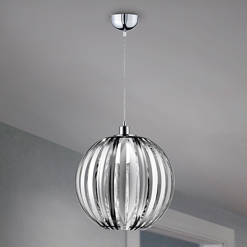 Lampada a sospensione design cromata, Latanya Lampada a sospensione design cromata, Latanya