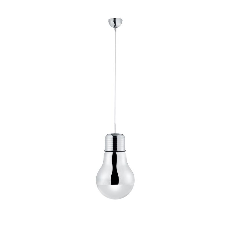 Lampada a sospensione design cromata, Laryssa Lampada a sospensione design cromata, Laryssa