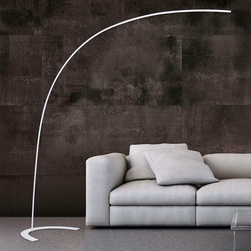 Lampada ad arco moderna bianca, Libro, 18W, 3000K LED, con interruttore Lampada ad arco moderna bianca, Libro, 18W, 3000K LED, con interruttore