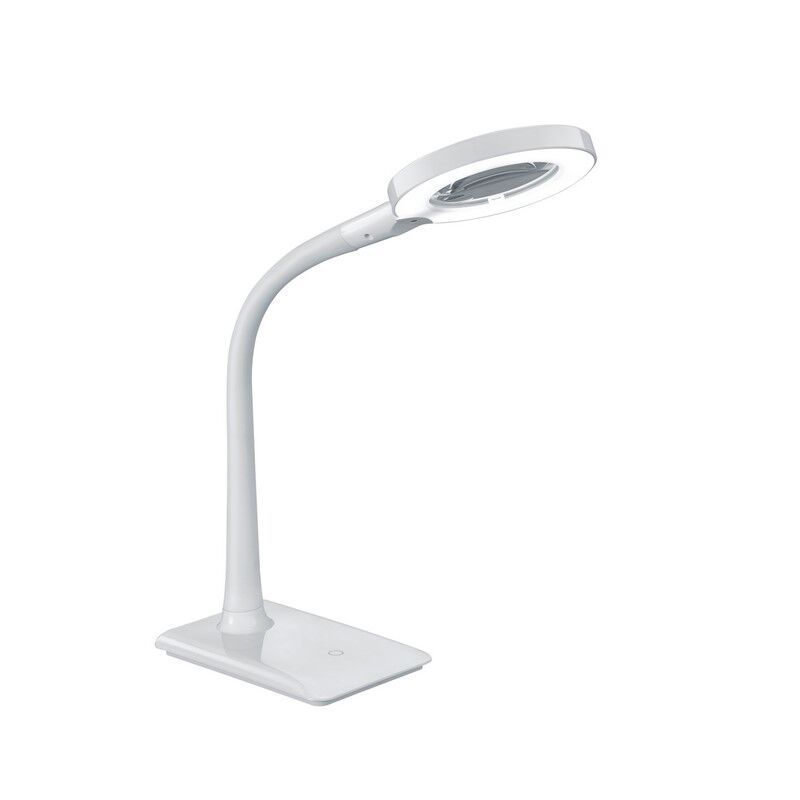 Lampada da scrivania moderna bianca, Ulyssae, 5W, 3500K LED, con interruttore