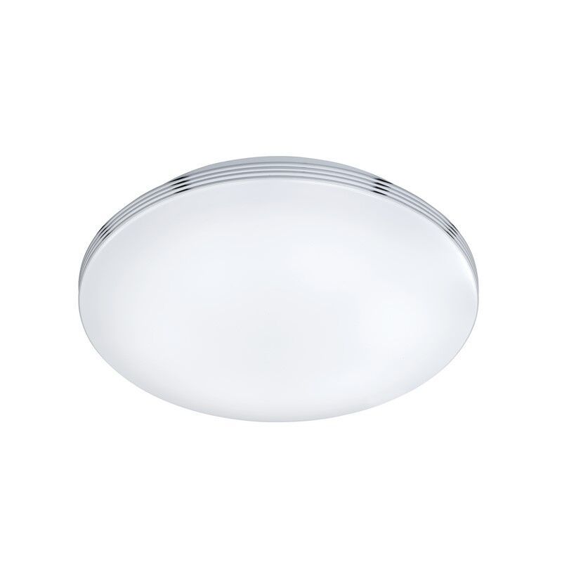 Lampada da soffitto da bagno cromata in plastica, Brunella, 24W, 3000K LED, IP44 Lampada da soffitto da bagno cromata in plastica, Brunella, 24W, 3000K LED, IP44