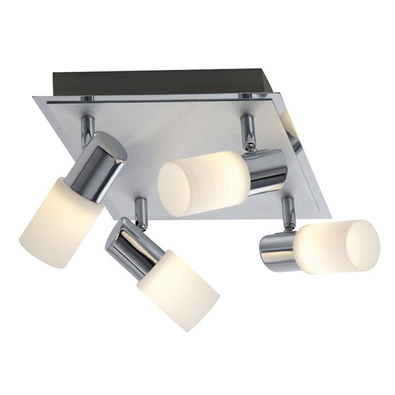 Faretto da soffitto grigio in vetro, Morely, 4,3W, 3000K LED Faretto da soffitto grigio in vetro, Morely, 4,3W, 3000K LED