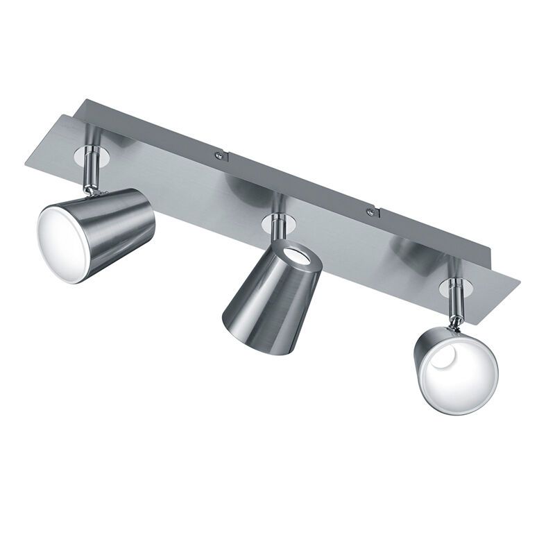 Lampada da soffitto in nichel in vetro, Laysha, 6W, 3000K LED