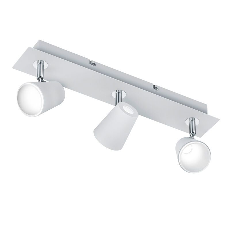 Lampada da soffitto bianca in vetro, Laysha, 6W, 3000K LED Lampada da soffitto bianca in vetro, Laysha, 6W, 3000K LED