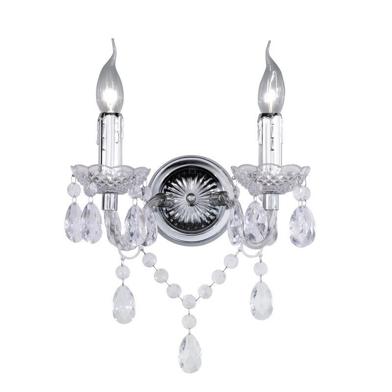 Applique da parete classica trasparente, Pedra