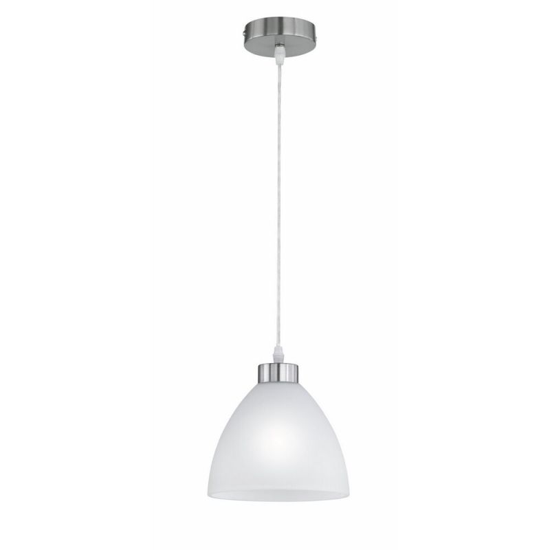 Lampada a sospensione in nichel in vetro, Babette