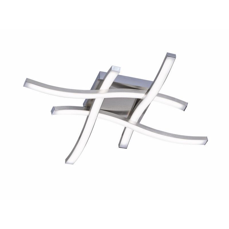 Plafoniera design in nichel, Go, 5W, 3000K LED Plafoniera design in nichel, Go, 5W, 3000K LED