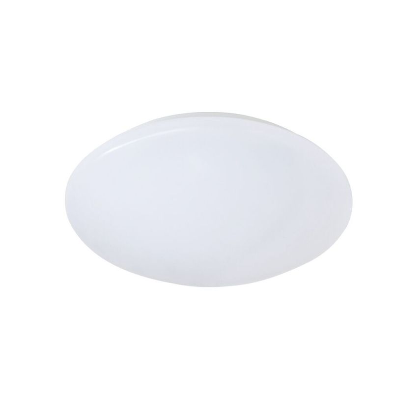 Plafoniera bianca in plastica, Vanysia, 12W, 3000K LED, IP44