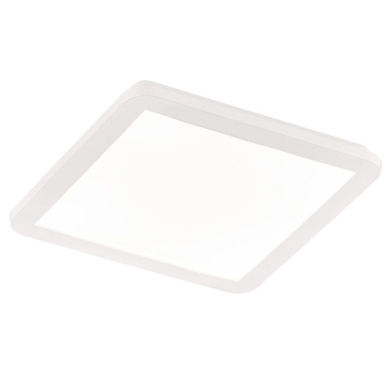 Plafoniera moderna bianca, Gistrup, 18W, 3000K LED, IP44, dimmer in 3 fasi