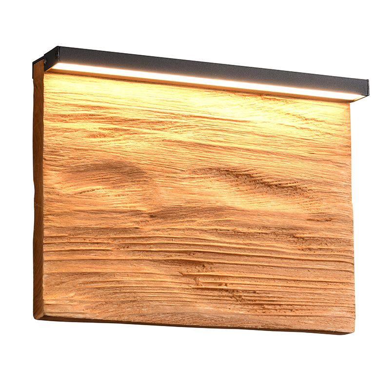 Applique da parete legno design, Tanneke, 7,5W, 3000K LED, dimmer in 3 fasi