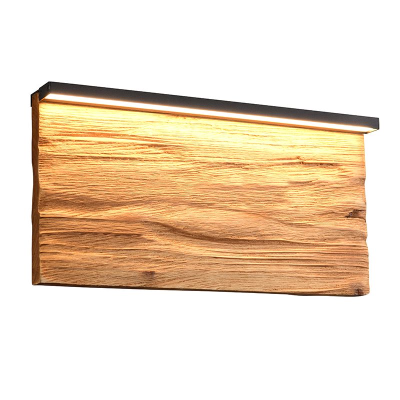 Applique da parete legno design, Tanneke, 13W, 3000K LED, dimmer in 3 fasi