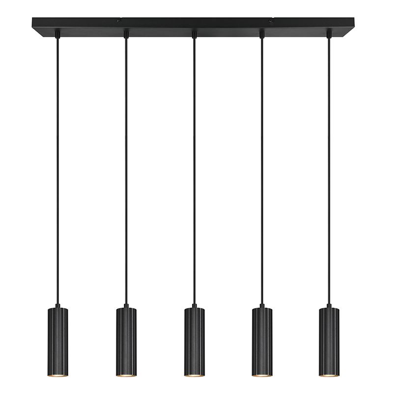 Lampada a sospensione moderna nera, Sieb