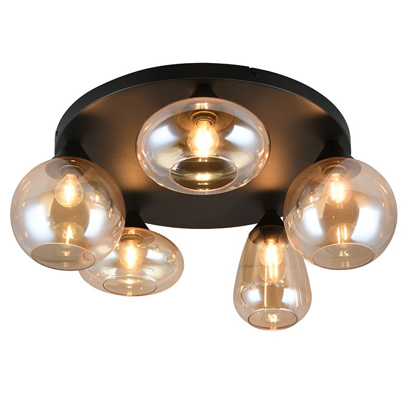 Lampada da soffitto design ambrata, Ervin