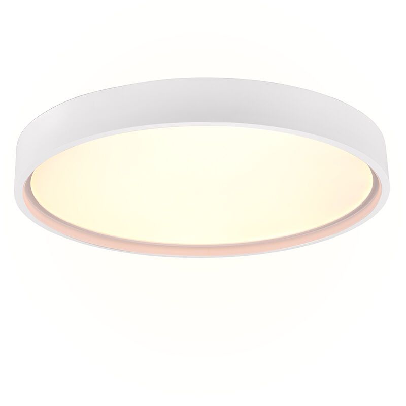 Plafoniera moderna bianca, Destin, 29W, bianco regolabile tra caldo e freddo LED