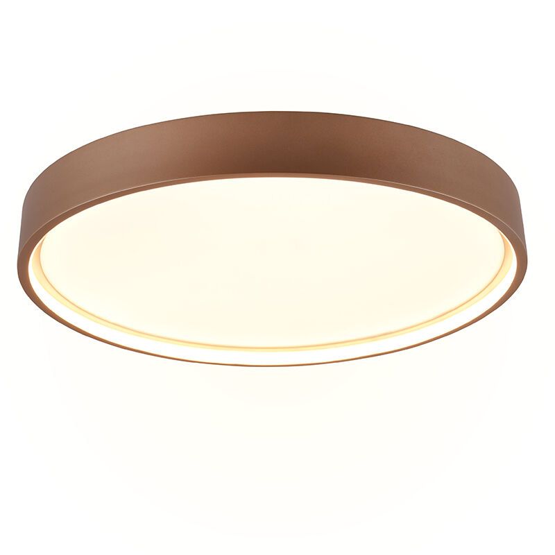 Plafoniera moderna tortora, Destin, 29W, bianco regolabile tra caldo e freddo LED