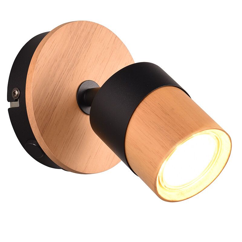 Faretto da parete legno rustica, Carine