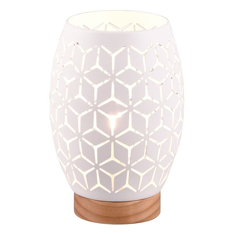 Lampada da tavolo moderna bianca, Delana