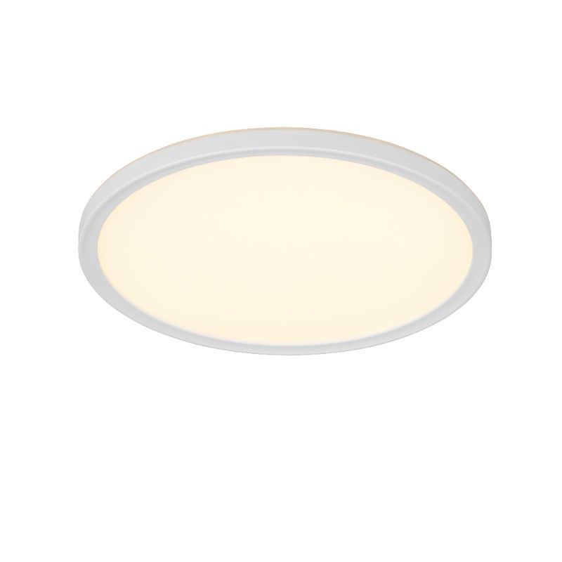 Plafoniera moderna bianca, Jeltje, 18W, bianco regolabile tra caldo e freddo LED, con telecomando