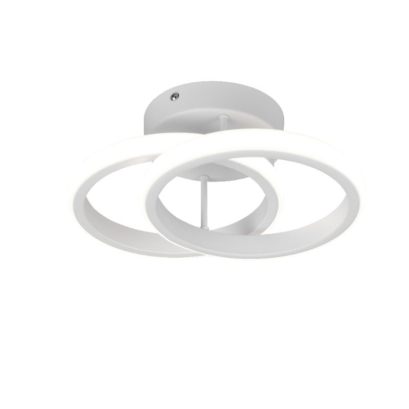 Lampada da soffitto design bianca, Yasser, 7W, 4000K LED