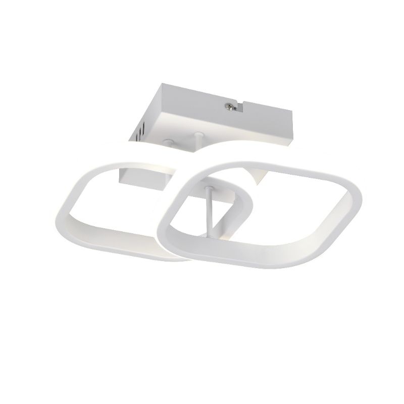 Lampada da soffitto design bianca, Yasser, 7W, 4000K LED