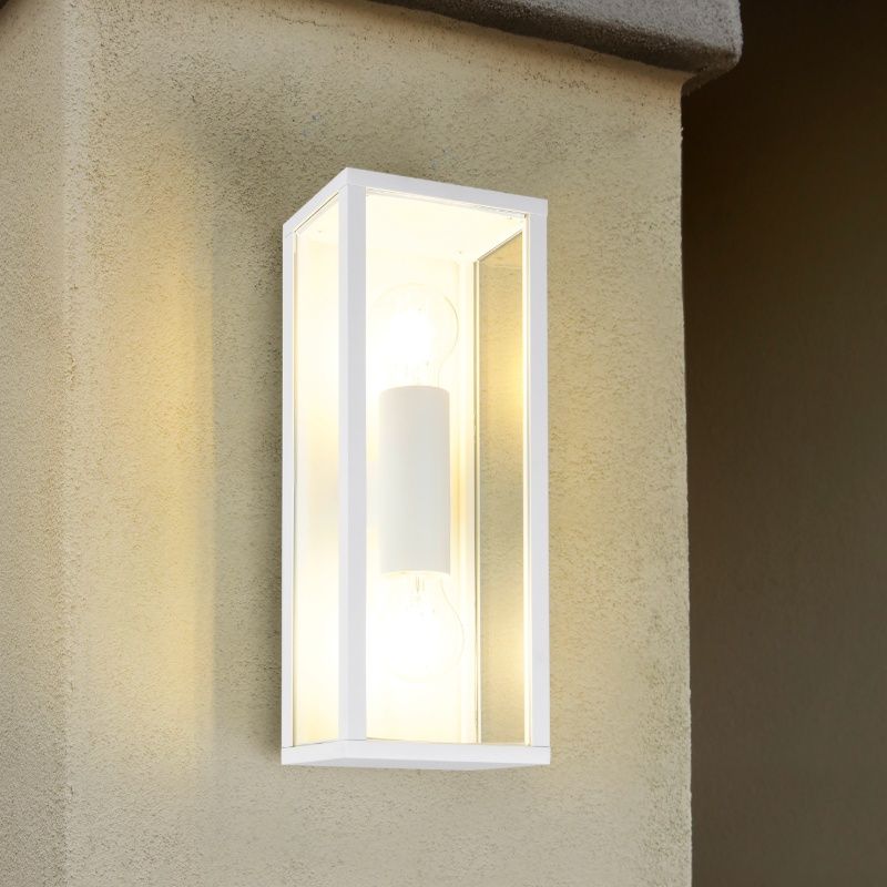 Lampada da esterno moderna bianca, Sanna, IP44