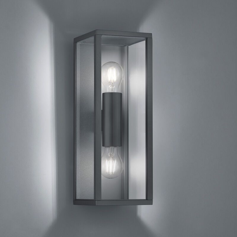 Lampada da esterno industriale antracite, Sanna, IP44 Lampada da esterno industriale antracite, Sanna, IP44