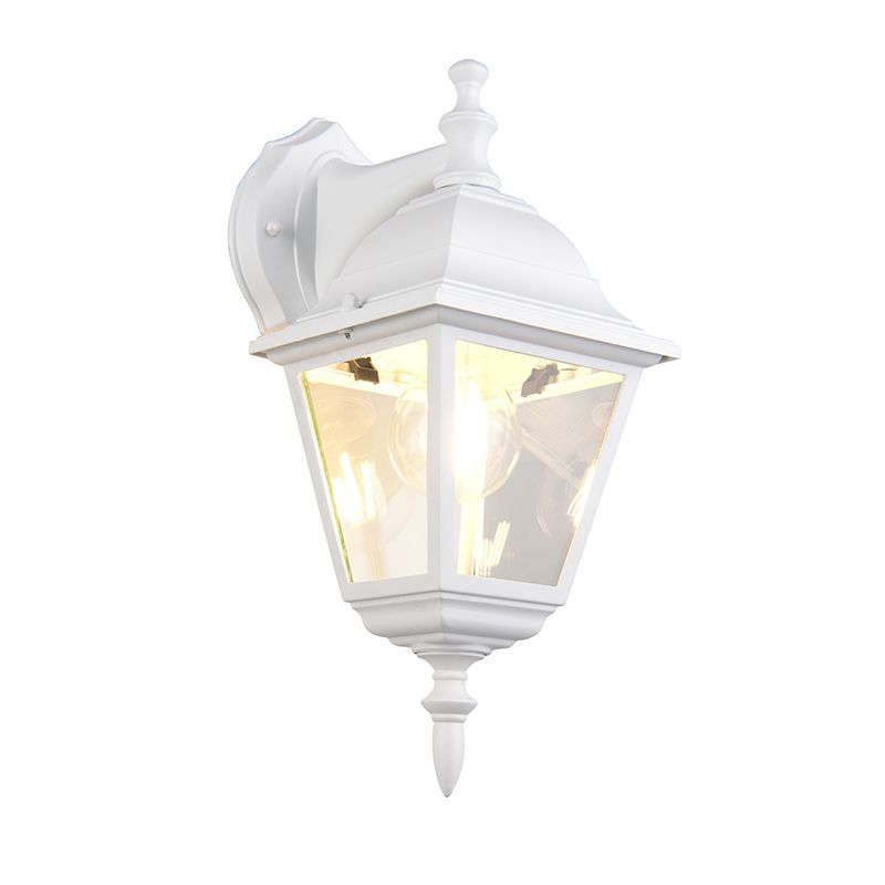 Lampada da esterno classica bianca, Lavina, IP44