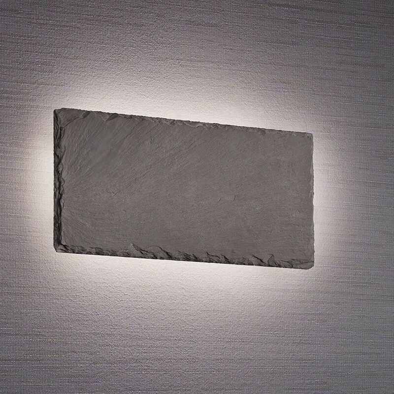 Applique da parete moderna nera, Faisal, 9W, 3000K LED
