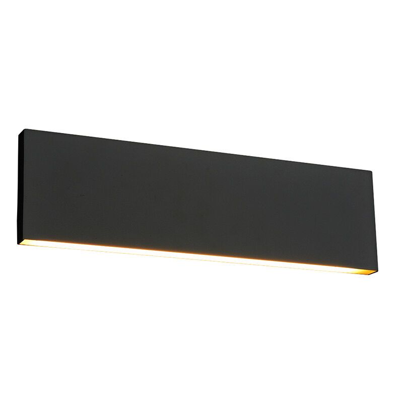 Lampada da parete up down moderna antracite, Coscon, 6W, 3000K LED