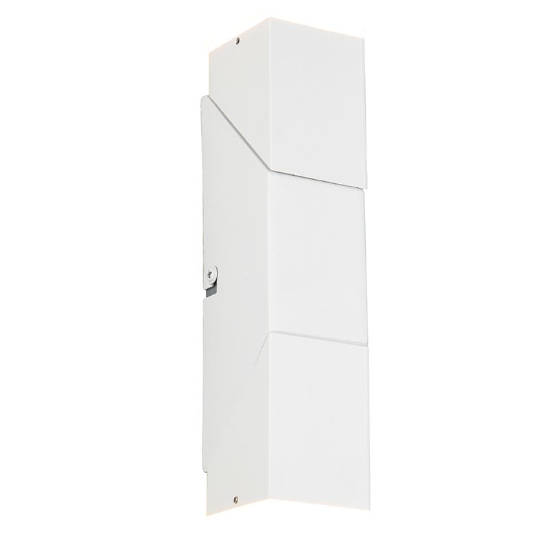 Lampada da parete up down moderna bianca, Lok, 3W, 3000K LED