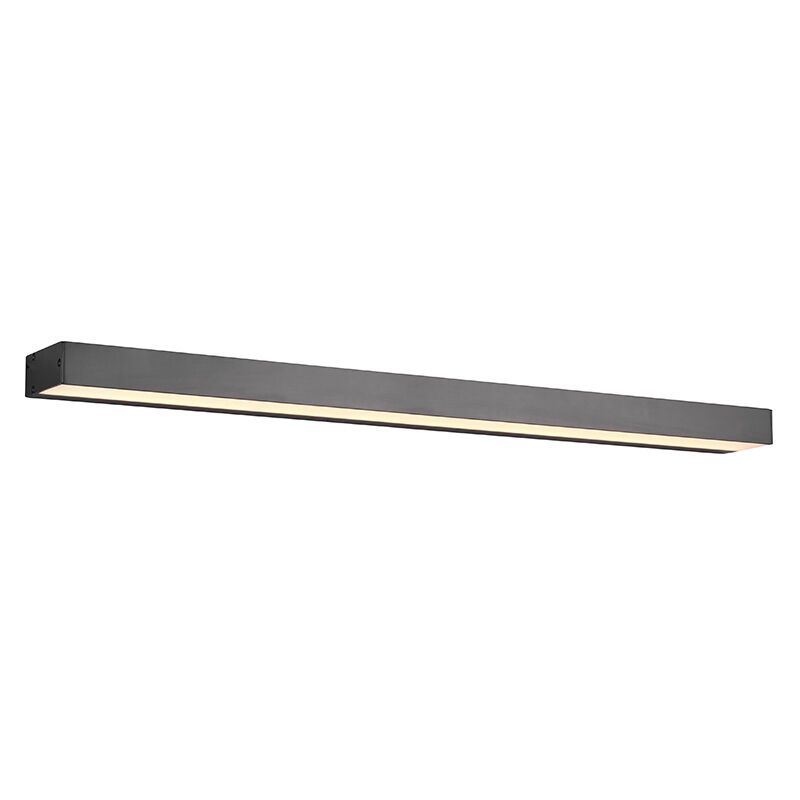 Applique per bagno moderna nera, Basma, 13W, 3000K LED, IP44 Applique per bagno moderna nera, Basma, 13W, 3000K LED, IP44