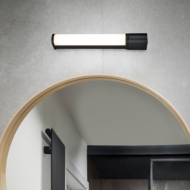 Applique per bagno moderna nera, Bernou, 8W, 3000K LED, IP44