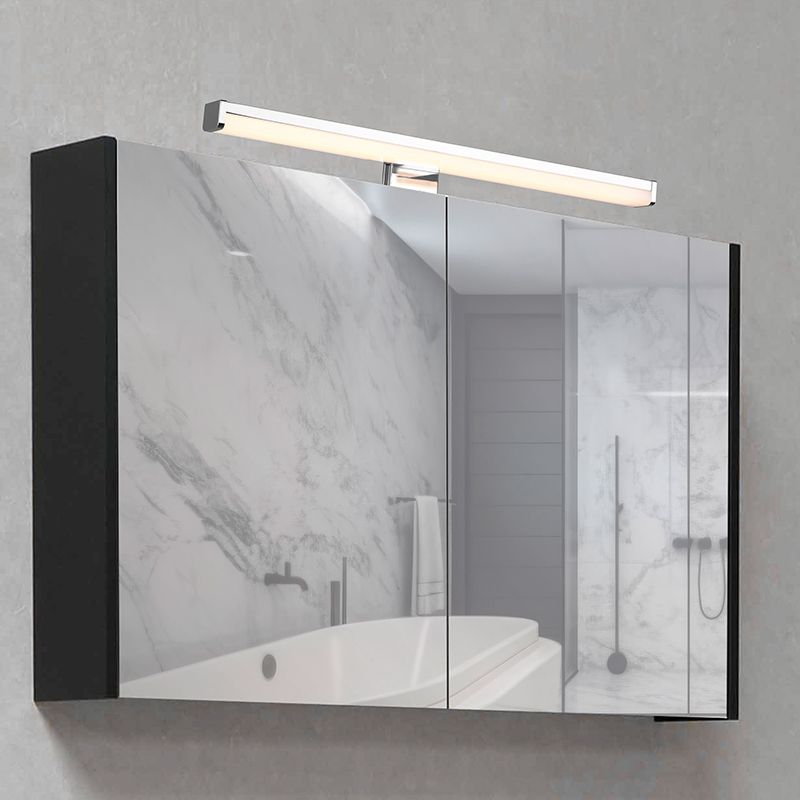 Applique per bagno moderna cromata, Celal, 7,5W, 3000K LED, IP44
