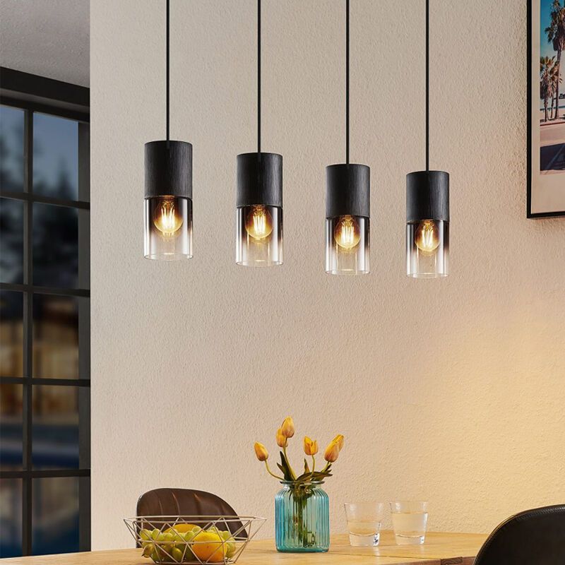 Lampada a sospensione moderna grigia, Amadi Lampada a sospensione moderna grigia, Amadi