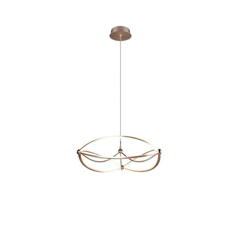 Lampada a sospensione moderna in ottone, Remy, 42W, 3000K LED Lampada a sospensione moderna in ottone, Remy, 42W, 3000K LED