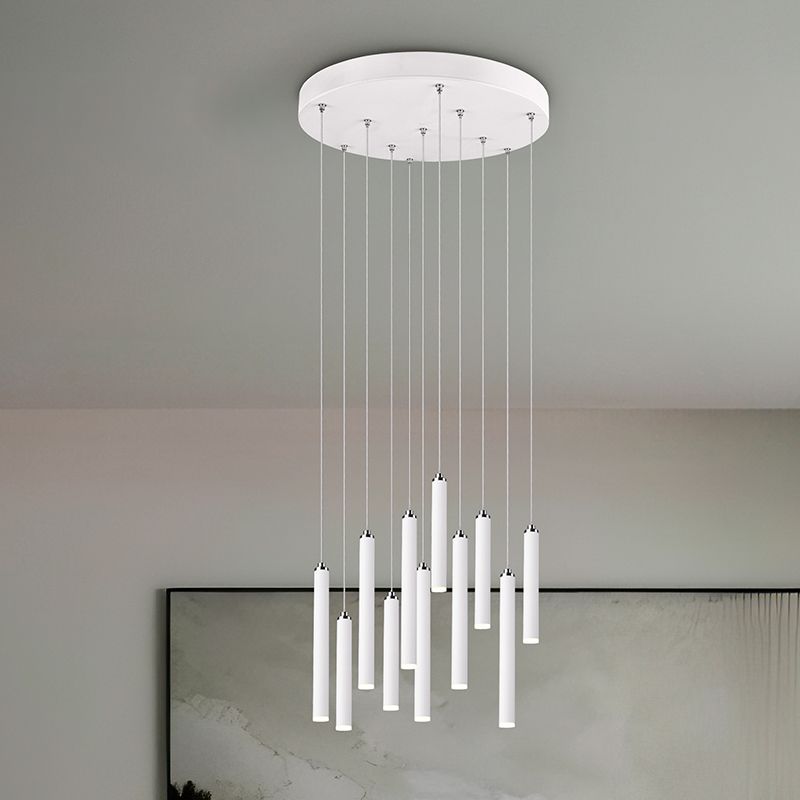 Lampada a sospensione moderna bianca, Jessamy, 2,5W, 3000K LED Lampada a sospensione moderna bianca, Jessamy, 2,5W, 3000K LED