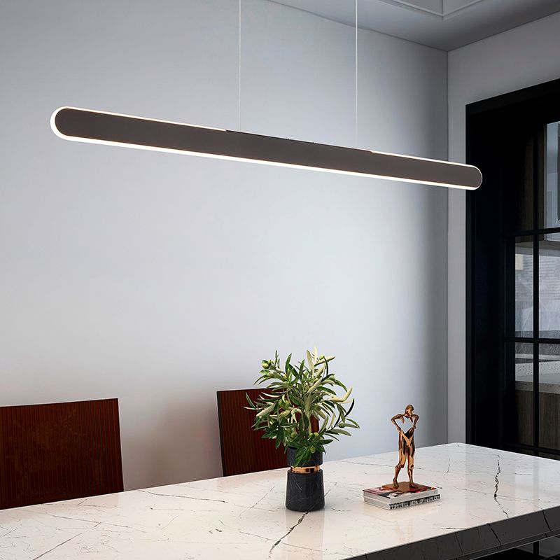Lampada a sospensione moderna nera, Dwayn, 28W, bianco regolabile tra caldo e freddo LED Lampada a sospensione moderna nera, Dwayn, 28W, bianco regolabile tra caldo e freddo LED