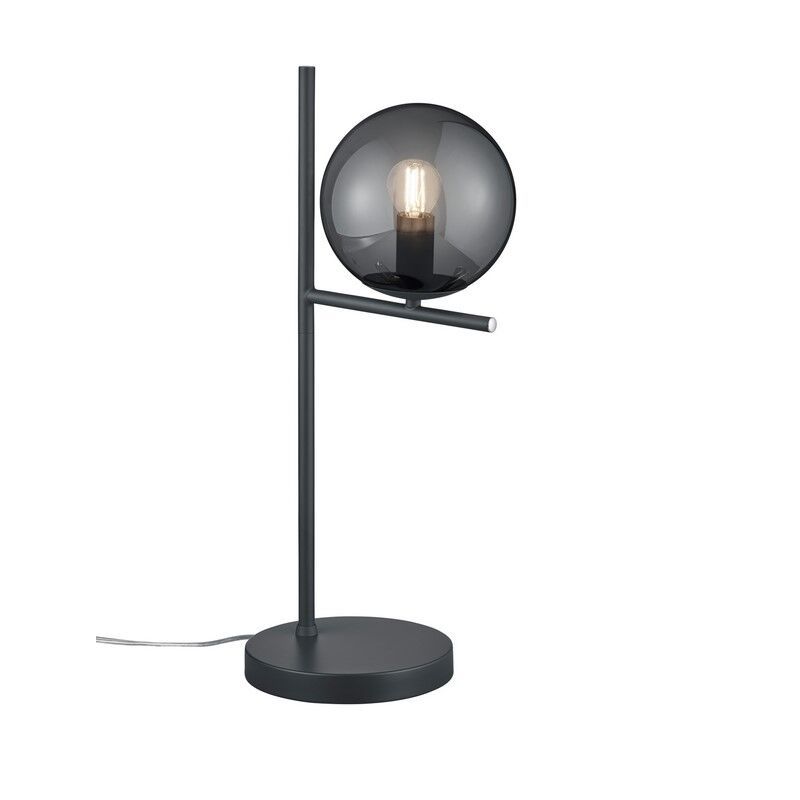 Lampada da tavolo moderna antracite, Silkis, con interruttore Lampada da tavolo moderna antracite, Silkis, con interruttore