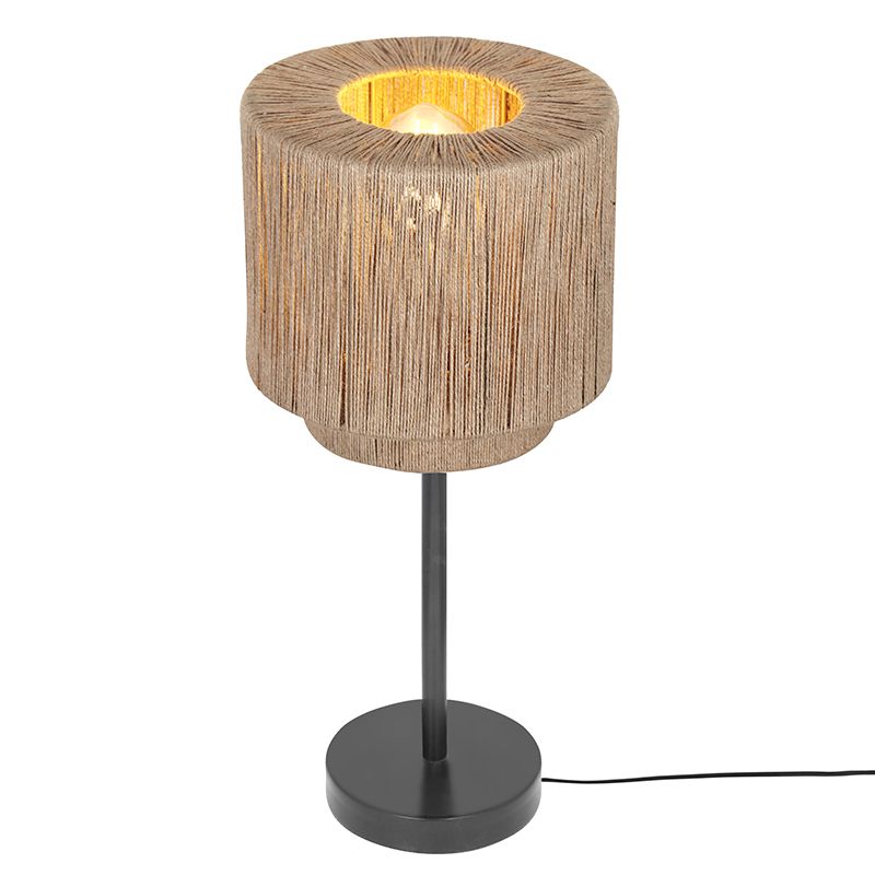 Lampada da tavolo Japandi beige, Rinus Lampada da tavolo Japandi beige, Rinus