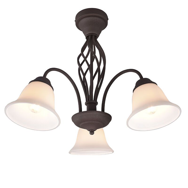 Plafoniera classica color ruggine, Detroit Plafoniera classica color ruggine, Detroit