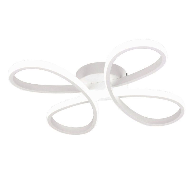 Lampada da soffitto design bianca, Vikash, 25W, 4000K LED, dimmer in 3 fasi Lampada da soffitto design bianca, Vikash, 25W, 4000K LED, dimmer in 3 fasi