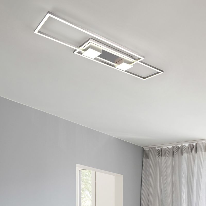 Plafoniera design in nichel, Sohaib, 37W, bianco regolabile tra caldo e freddo LED, dimmer in 3 fasi Plafoniera design in nichel, Sohaib, 37W, bianco regolabile tra caldo e freddo LED, dimmer in 3 fasi