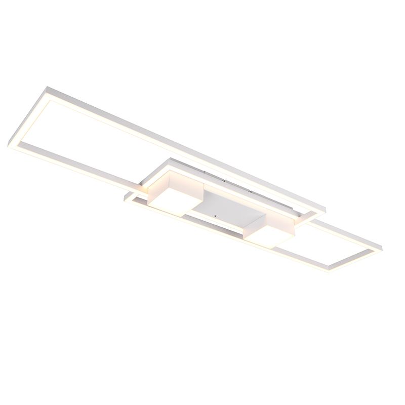 Plafoniera design bianca, Sohaib, 37W, bianco regolabile tra caldo e freddo LED, dimmer in 3 fasi Plafoniera design bianca, Sohaib, 37W, bianco regolabile tra caldo e freddo LED, dimmer in 3 fasi