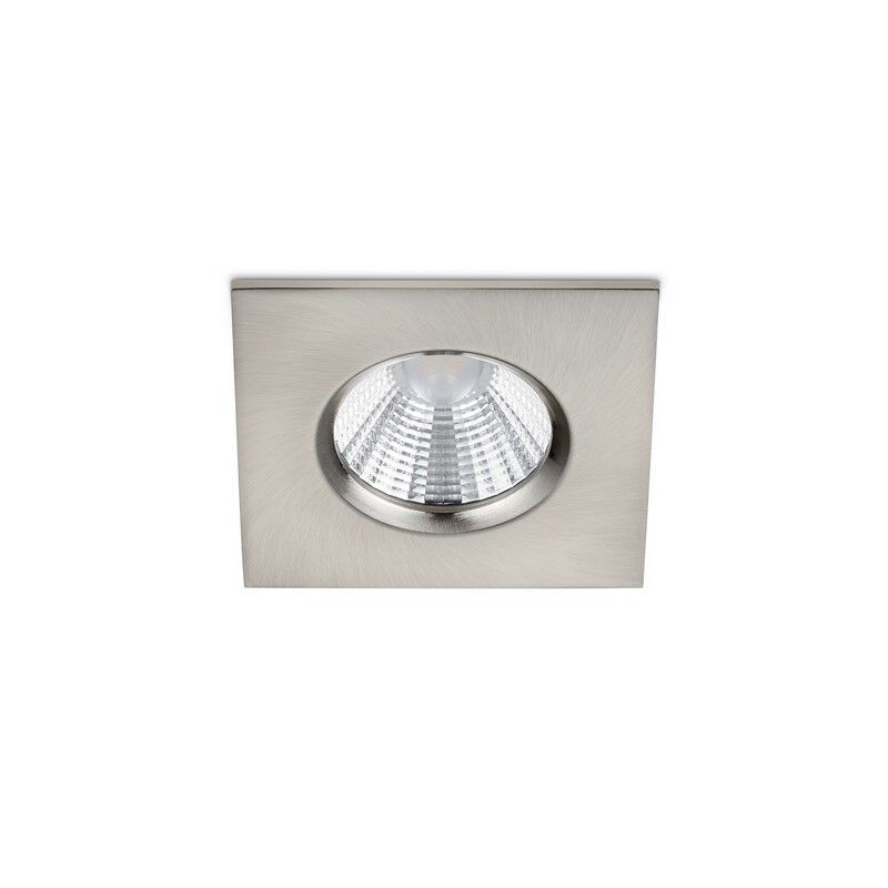 Faretto da incasso per bagno moderno in nichel, Iman, 5W, 3000K LED, IP65