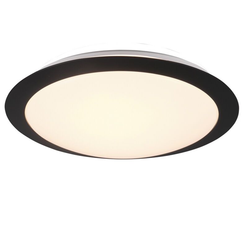 Lampada da soffitto da bagno bianca in plastica, Ronan, 12W, 3000K LED, IP44