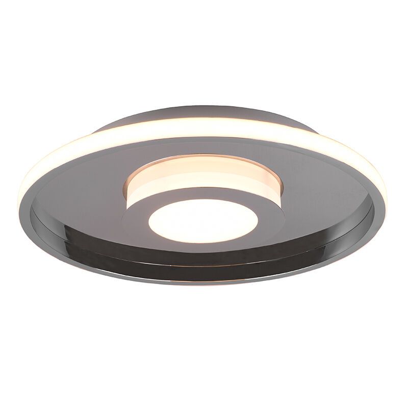Lampada da soffitto da bagno moderna cromata, Kayla, 35W, 3000K LED, IP44 Lampada da soffitto da bagno moderna cromata, Kayla, 35W, 3000K LED, IP44