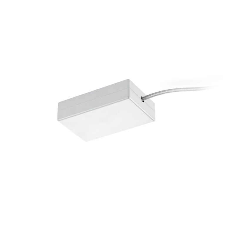 Alimentatore con variatore di fase elettronico per interruttori e dimmer, colore bianco Alimentatore con variatore di fase elettronico per interruttori e dimmer, colore bianco