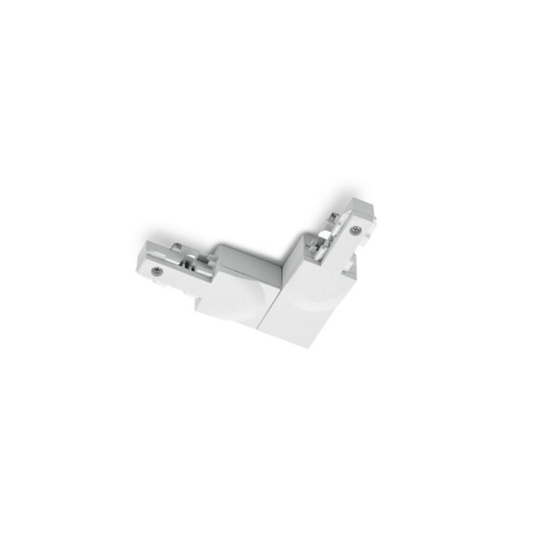 Angolare con conduttore di protezione interno, bianco, bifase Angolare con conduttore di protezione interno, bianco, bifase